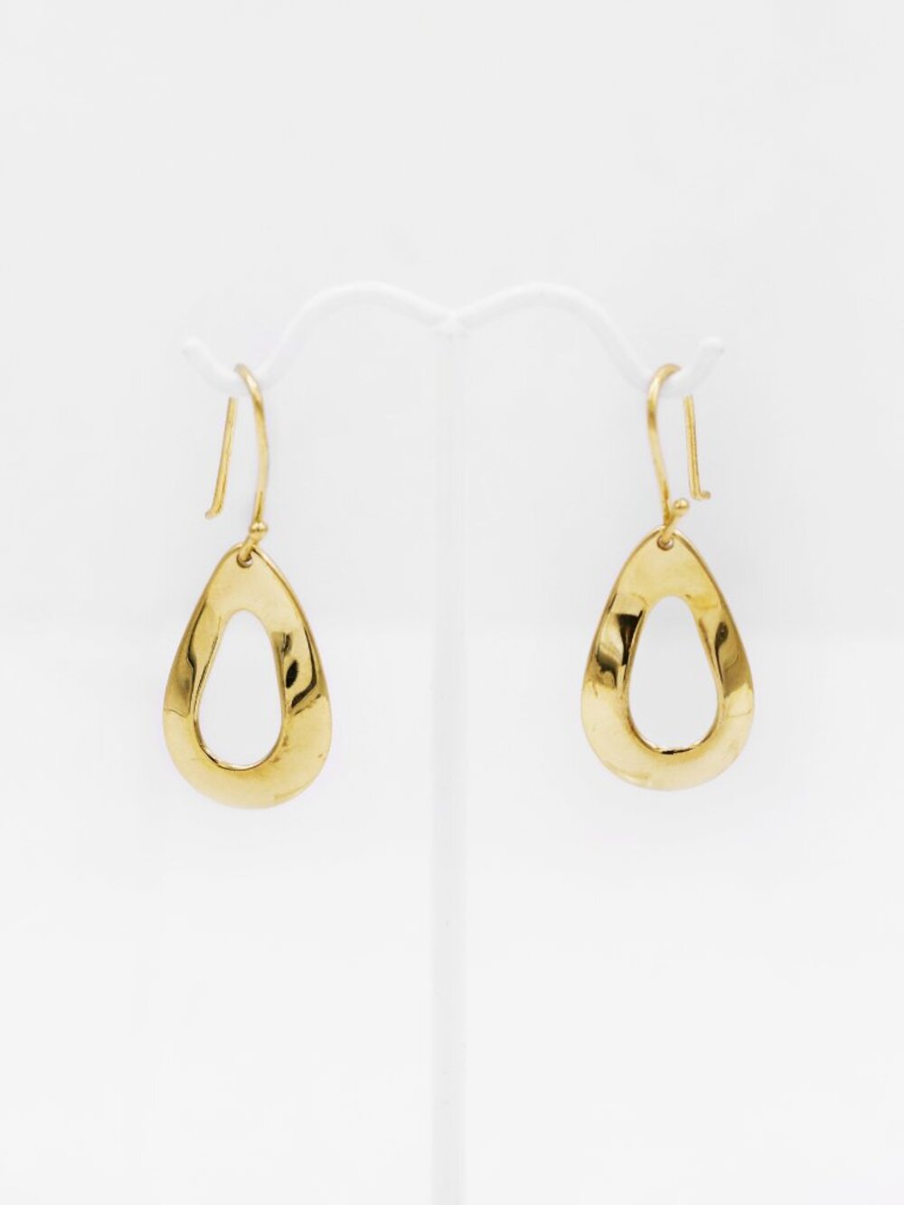 IPPOLITA 18K Gold Mini Wavy Oval Earrings